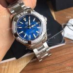 Copy TAG Heuer Aquaracer 35 Ladies Watch Blue Dial with Diamonds